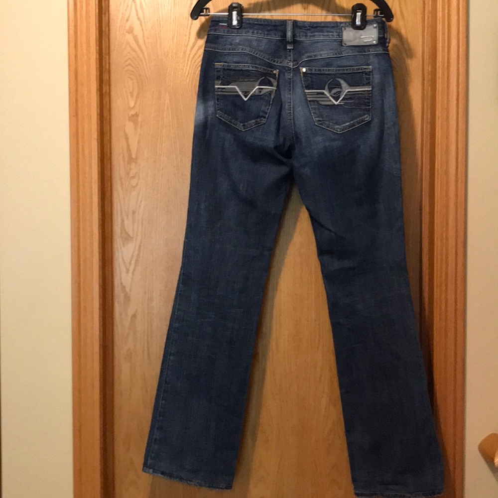 Diesel Industry ITALY “Ronhary” Size 28 x 30.5” stretch denim blue jeans EUC